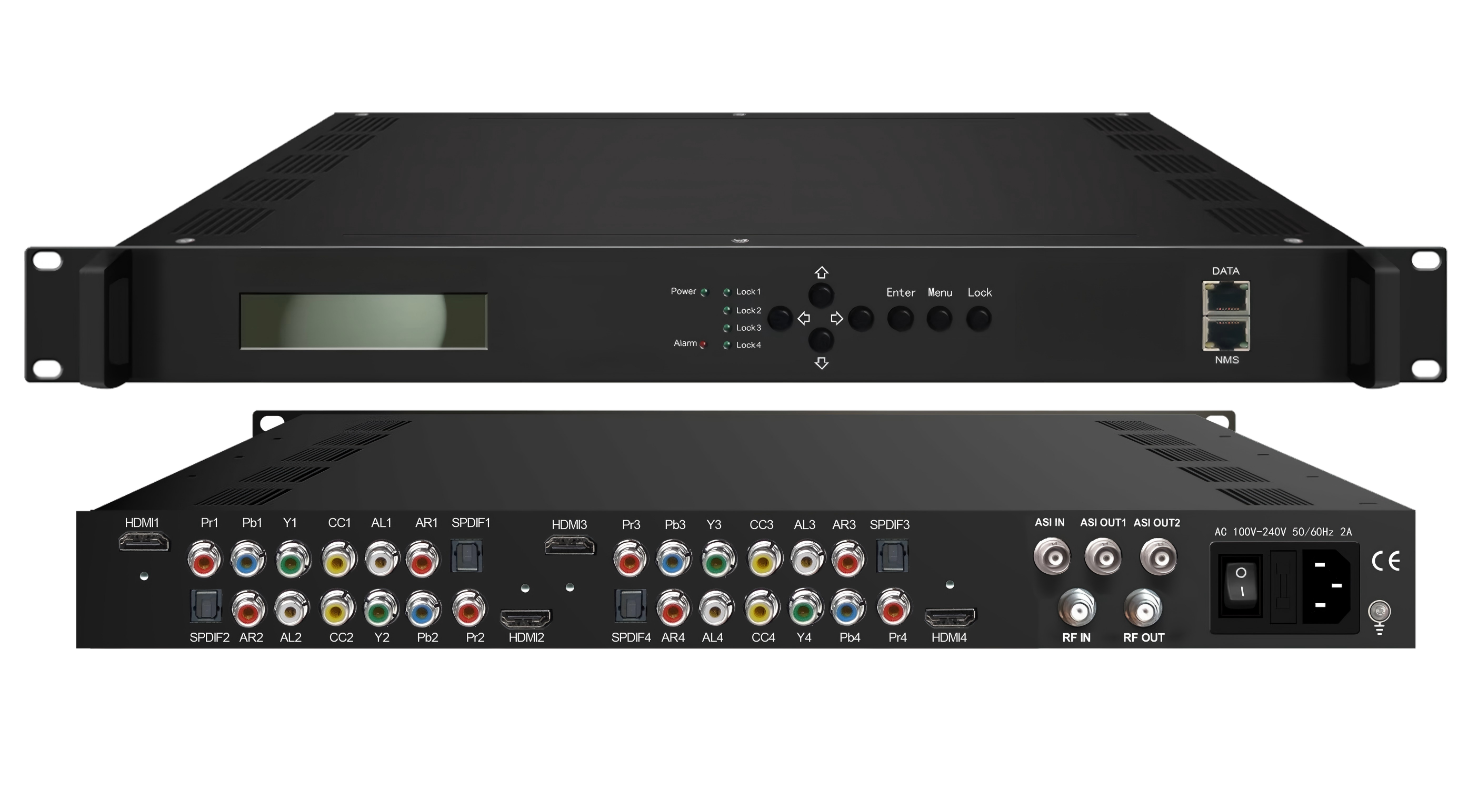 FU4653B MPEG2/MPEG4 4-in-1 Encoder Modulator